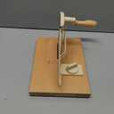 Manual Bread Slicer for Homemade Sourdough Bread, Metal Guide & Adjustable Thickness, Hand Crank Bread Slicer  Upgraded Model, Gift Packaging & Stainless Steel Blade (Cream)