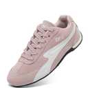 OFG Women's Fashion Retro Sneakers Slip-Resistant Walking Shoes Lace Up Low Top Causal Tennis Skate Shoes