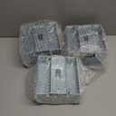 6x6 Galvanized Post Base for Concrete, 6 Pack Post Deck Base Anchor for 5.5x5.5 Wood, Post Base Holder with 1" Standoff for Deck Gazebo Pergola Porch, Includes 6 Fastener & 60 Screws