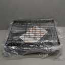 2 Pack Garage Wall Shelves, 46"X 12.5" Garage Shelving Wall Mounted, Heavy Duty Shelf Organizer with 8 Hooks, Black Floating Storage Metal Rack 320 LBS Capacity for Laundry Room, Office, Basement