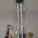 3.0-ZJQ-80 Foldable Extended Long Handle Toenail Clippers with Magnifier White