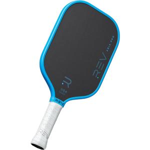 Rev Pickleball Pro-Performance Paddle - Pickleball Racket - Carbon Fiber Face - Thermoformed with Foam-Injected Walls - 14mm - 16.5"x7.5"- 8oz - USA Pickleball Approved - Aria Pro