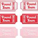 3 x Kosiz 6 Pcs Valentine Ticket Gift Silicone One Way Ticket Valentine Ticket Romantic Love Relationship Anniversary Tickets Gift for Him Her Husband Wife Boyfriend Girlfriend Partner (Pink, Red, White)