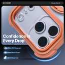 MAGEASY Compatible with iPhone 17 Pro 6.3" Case with 360 Rotatable Stand - 20ft Ultimate Drop Protection, Compatible with MagSafe, Embedded Aluminum Frame | Odyssey Stand M (Coral)