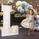 imprsv Marquee Light Up Letters - 3FT Letters for Birthday, Baby Shower, Wedding & Engagement Parties,Letter-L, 3 feet