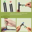 35Pcs Push-to-Fit Drip Irrigation Emitters for 1/4" Irrigation Tubing,360 Degree Adjustable Water Flow Emitters Irrigation Drippers for Garden Watering System