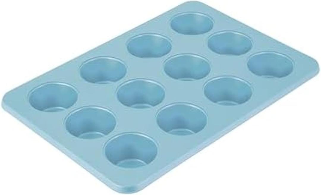 KitchenAid 12-Cup Nonstick Aluminized Steel Muffin Pan, Mineral Water