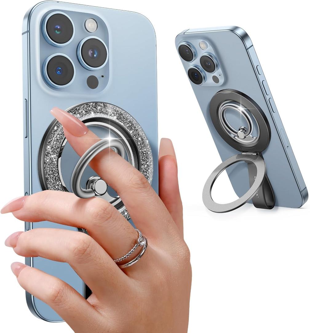 JOYROOM [2025 Upgrade] Cell Phone Ring Grip Holder [Black]