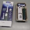 Oral-B Rechargeable Electric Toothbrush, iO2 Starter Kit, 3 Cleaning Modes, Automatic Pressure Sensor to Protect Gums, 2 Brush Heads, Forest Green