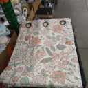 jinchan Nursery Curtains 95% Blackout Pink 96 Inch Long Floral Curtains for Girls Room, Farmhouse Drapes for Living Room Bedroom Darkening Window Treatment Grommet Top Set of 2 Panels, (38"W x 96"L)