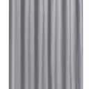 N&Y HOME Fabric Shower Curtain or Liner Extra Long 72 x 84 Inches - Hotel Quality, Machine Washable - Gray, 72x84