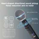 Professional Wireless Microphone for Podcast, Karaoke & Singing 2.4GHz Portable Dynamic Mic with 150ft Range, 8H Battery,Micrfono Inalmbrico for Streaming & Live Performance