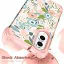 Hocase for Samsung Galaxy S25 Edge Case, Pink Flowers