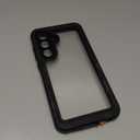 Lanhiem for Samsung Galaxy S25+ Plus Case, IP68 Waterproof Dustproof Case with Built-in Screen Protector, Rugged Full Body Shockproof Protective Cover for Galaxy S25 Plus 6.7 Inch, Black/Clear