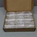 9 Pack Clear Plastic Cylinder Vase  4.1 Inch Acrylic Flower Vase Bulk, Small Round Wide Mouth Containers for Centerpieces, Home, Office, Wedding Decor (3 Diameter)