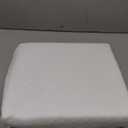 Linenspa 2 Inch Mattress Topper -Cover Twin Cover Only Machine Washable  Breathable  Non Slip Cover for Mattress Topper with Zipper  Topper -Cover Only White
