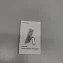 Phone Ring Holder Finger Kickstand 360Rotation Cellphone Back Grip Foldable Cell Phone Stand for Desk Compatible with iPhone iPad Smartphones Tablets (Black)