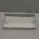 Yungyan 50 Pcs Glass Icicle Ornaments for Winter Tree 11.75" 9.75" 7.75" 5.75" 3.75" Icicles Hanging Ornament Set Various Glass Crystal Ornaments Decor for White or Silver Winter