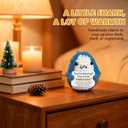 2 x Funny Farewell Gifts for Coworkers, Leaving Gifts for Women Men, Goodbye Going Away Gift for Colleague, Manager, Boss, Fine Go Be Fabulous Crochet Shark