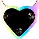 Solar Powered Car LED Ambient Light - Heart Shaped LED Neon Light for Rear & Side Windows, 6 Colors, Romantic Gift for Valentine's Day, Anniversary, Date Night