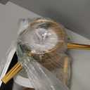 42'' Ceiling Fan with Lights and Remote, Low Profile Modern Ceiling Fan Gold, 6 Speed, Reversible, 3000k-6000k LED, Quiet DC Motor for Indoor Outdoor Bedroom Living Room