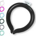 3 x Neck Cooling Tube,Cooling Wrap for Summer,Reusable Ice Neck Ring Wearable Body Cooling Products for Heat Outdoor Sports(Black)
