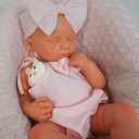 Reborn Baby Dolls That Lifelike -18.5 inch Full Body Silicone Sleeping Baby Girl Handmade Face Realistic Body Details for Children Gift (Ailsa-nude)