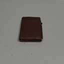 Wallet for Men Wallet with Slim Pop Up Card Holder 9-13 Cards, Bifold Minimalist Smart Wallet RFID Blocking Credit Card Holder with ID Window & Stretchable Cash Slot Compact Metal Aluminum Card Case (Coffee + Brown)