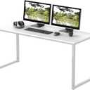 SHW Mission 48-Inch Home Office Computer Desk, White