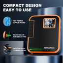 MENGJINGO Tire Inflator Portable Air Compressor, 2X Faster Inflation Cordless Air Pump for Car Tires, 6000mAh Auto Pump with Digital Pressure Gauge, Electric Pump for Car, Motorcycle, Bicycle, Balls