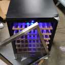 magictec Fridge Under Counter 24 inch,46 Bottles,cooler refrigerators Free Standing, Built-In Fridge with Lock,Stainless Steel Handle,For Home Office Bar