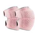 Knee Pads for Women & Men, Soft Dance Knee Pads with Adjustable Bands, Volleyball Knee Pads for Women Men Wrestling Knee Pads Wrestling Gear, Knee Protector Crash Pad Snowboarding Gear Soft Knee Pads for Work (Pink, Small)