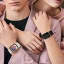 Stretchy Nylon Band Compatible with Apple Watch Band 38mm 40mm 41mm 42mm 44mm 45mm 46mm 49mm Women Men, Adjustable Sport Elastic Replacement Strap for iWatch Series 10 9 8 7 6 5 4 3 2 1 SE