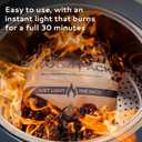 TIKI Wood Pellet Pack 4-Pack Wood Pellets for Smokeless Fire Pits, Easy-to-Use Fire Pit Fuel for Outdoor Heating & Camping, 30+ Minute Full Flame Fire, Made in The USA