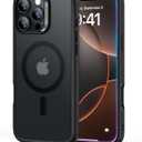ESR for iPhone 16 Pro Case, Compatible with MagSafe, Shockproof Military-Grade Protection, Magnetic Phone Case for iPhone 16 Pro, Classic Hybrid Case (HaloLock), Frosted Black