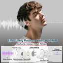 High Fidelity Concert Earplugs for Concerts MusiciansEarplugs for noise reduction24db Advanced Filter Technology Ear Protection for Music Festivals,DJ's, Nightclub, Drummers - 2 PairsSilver