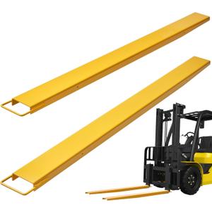 VEVOR Forklift Extensions, 84 Inch Fork Extensions 4.5 Inch Width, Heavy Duty Fork Extensions for Forklifts, 1 Pair Forklift Extensions for Truck
