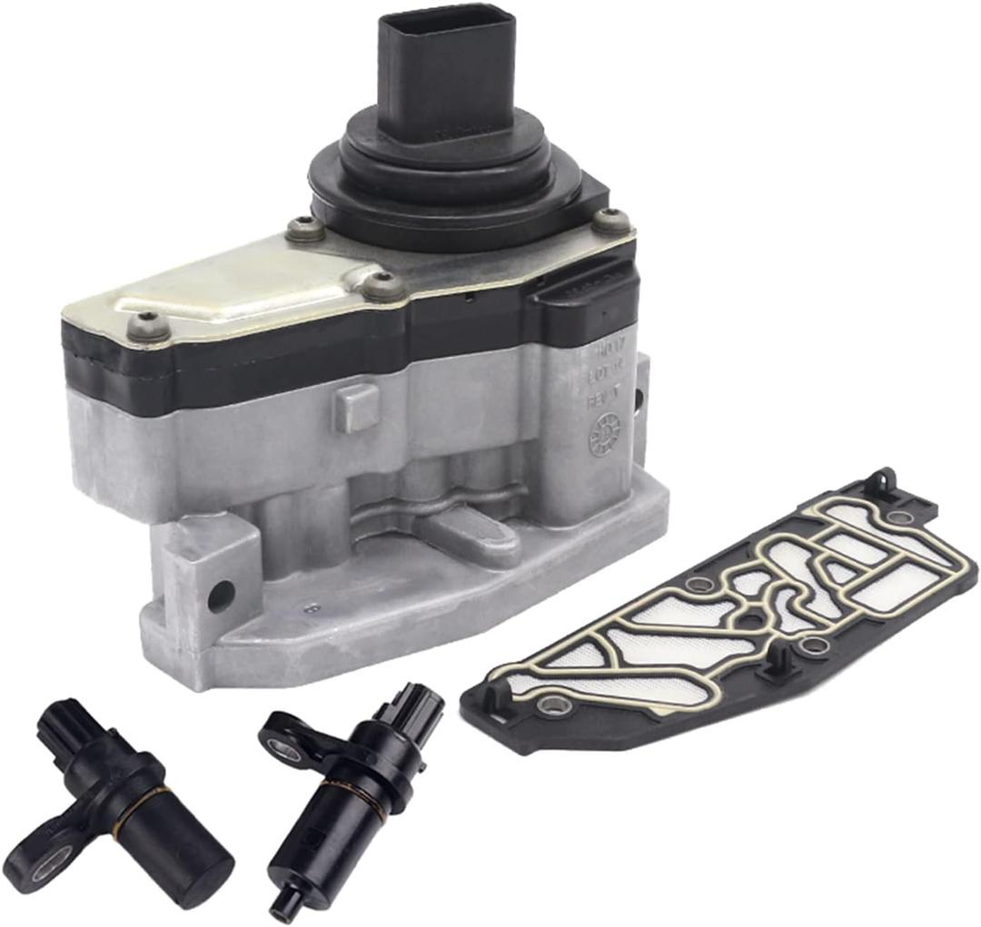 42RLE Transmission Solenoid Kit with Sensors & Gasket for Jeep Wrangler 03-11 Dodge Dakota 04-11 Chrysler 300 05-10 Replaces 5143151AA 04800171AA 49618A 61711