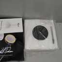 Makeup Mirror with Lights, 1x/20x 360 Rotation Vanity Mirror, Brightness Adjustable Lighted Makeup Mirror with Magnification, 5000 mAh Rechargeable Double Sided Mirror with 3 Colors, Gift for Women (Chrome)