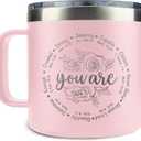 Christian Gifts for Women - Religious Gifts for Women - Birthday Gifts for Mom, Grandma, Sister, Friend, Coworker, Women - Christmas Gifts - Inspirational Spiritual Catholic Gifts Women - 14 Oz Mug