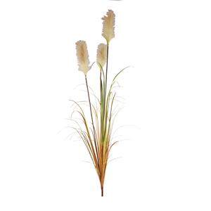 Artificial Plants Outdoor Artificial Grass Fake Grass Tall Onion Grassing Greenery Faux Greenery Stem Green Shrub Plastic Small Bushes for Room Gardening Indoor