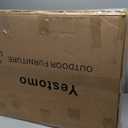 3-in-1 Sun Tanning Chair with Face Holes, Breathable Chaise Lounge Chair Outdoor, 5-Position Recliner, Lay Flat, Folding Side Table, Removable Pillow, Max 330lbs, Beach, Patio, Camping, Blue