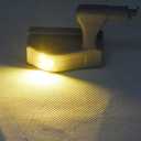 9 Pcs Universal Cabinet Cupboard Hinge LED Light Sensor Light for Modern Kitchen Home Lamp-Warm White with Battery