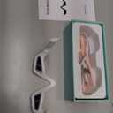 Under Eye Red Light Therapy Glasses, Red Light Therapy Device Microcurrent Eye Massager, Botanique Paris Eyes Bag Remover for Reduce Dark Circles and Wrinkles (White)