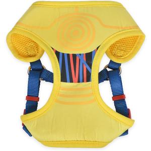 3 x STAR WARS C3PO Dog Harness for Large Dogs, Large (L) | Yellow Large Dog Harness, No Pull Dog Harness with D-Ring | Machine Washable STAR WARS Merch for Dogs STAR WARS Dog Costume,FF18385