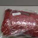 Smiry Luxury Chenille Bathroom Rugs 30x20, Extra Soft and Absorbent Shaggy Bath Mat, Machine Washable, Non-Slip Plush Carpet Runner for Tub, Shower, and Floor, Home Decor Accessories, Burgundy