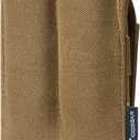 IDOGEAR Molle Mag Pouch 9mm Double Pistol Magazine Pouches Tactical Elastic Mag Carrier for 9mm .40 S&W .45 ACP Magazines