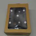 Pooqla Decorative Led Light Up Number Letters, Black Plastic Marquee Number Lights Sign for 18th Birthday Party Wedding Decor Battery Operated Black Decoration 18