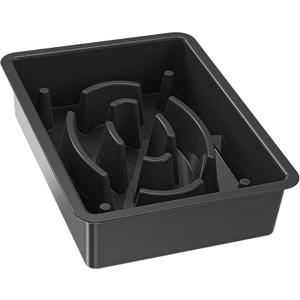 1 Pcs Slow Food Dog Bowl Replacement Basic Dog Bowl, Black