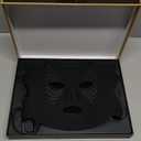 Red Light Mask for Face, 7-1 Colors Facial Care Mask, 850nm Infrared & Red Light Masks, Ergonomic Design for Home & Travel, Black